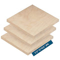 1/2" x 12 x 12 Baltic Birch Plywood – B/BB Grade (Package of 3) Perfect for Arts and Crafts, School Projects and DIY Projects, Drawing, Painting, Wood Engraving, Wood Burning and Laser Projects - size: 1/2" x 12" x 12"