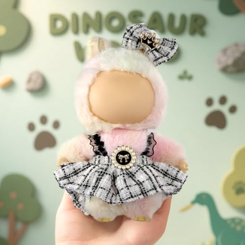 Clothes for LA BUBU 17cm Doll (NO Doll),Outfit for LABUBU,Clothes Set for LA BUBU Dress Up,Accessories for LA BUBU - color: Chaneel