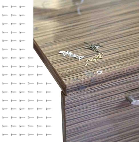 Teeny Tiny Wooden Nails for DIY Craft Projects, Antique Drawer Repairing, Mini Boxes Decorative Accessories[200pcs] (1×6mm, Silver) - color: Silver, style: 1*6mm