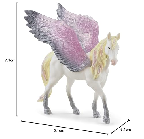 Schleich bayala, Unicorn Toys, Unicorn Gifts for Girls and Boys 5-12 Years Old, Star Pegasus Mare, Multi, 70579 - style: 2022 Box Style