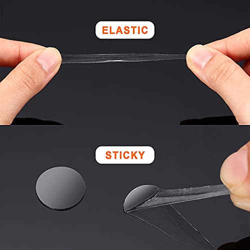 Zonon 1000 Pcs Double Sided Adhesive Dots Clear Glue Point Tape Stickers Balloon Glue Round Mini No Traces Adhesive Sticker Dot Sticker for Classroom Decor Craft DIY Office (0.47 Inch/ 12 mm) - size: 0.47 Inch/ 12 mm