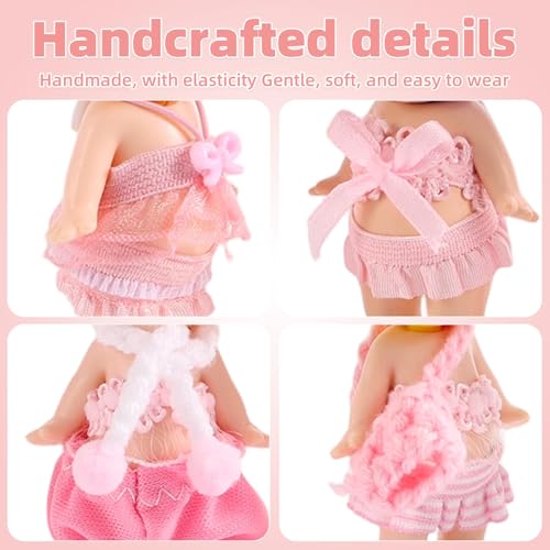 10 Sets Doll Outfits for 3 Inch/7.5-8cm Doll Pack, Mini Toys Clothes Pack - style: Style 3