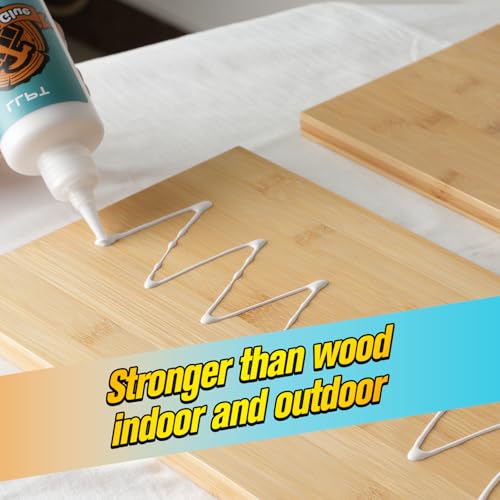 LLPT Wood Glue 5.1 Ounce, Dried Clear Waterproof Wooden Super Glue - size: 150ml