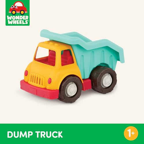 Battat Wonder Wheels Dump Truck Toy, Tilting Bed, Recyclable Truck, Trucks - style: Dump Truck