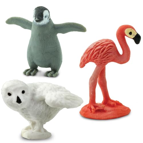Safari Ltd. Good Luck Minis Birds Fun Pack - 8 Bird Figurines Toy Set