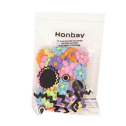 Honbay 5 Yards Decorating Lace Embroidered Trim Ribbons for Sewing or Craft Decoration (Flower B) - color: Flower B