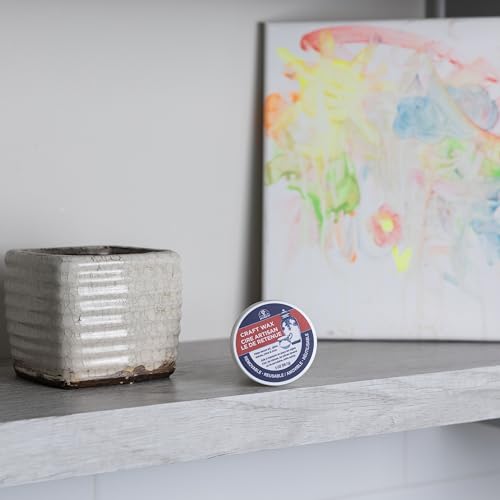 Fox Run Craft Wax, 2 Ounces of Removable Museum Grade Putty for Securing Items in Place, Made in the USA
