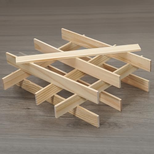 Wood Strips Slats Wooden Dowels for Crafts 1/4"x 1.5" x 15", 10 PCS Decorative Wood Trim Planks for Wall, Square Wooden Sticks for Crafting, Unfinished Pine Lumber Pieces for Woodworking Models Making - size: 1/4" x 1.5" x 15"-10 PCS
