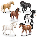Terra by Battat Horse Figurines Set, Realistic 6-Piece Animal Toys, Animals - style: Terra Horse set 3