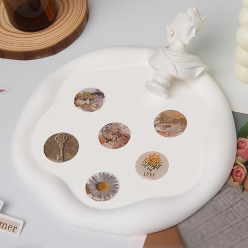 Epoxy Resin Dome Stickers – Clear or Glitter Self-Adhesive Dots for DIY Crafts, Bottle Caps, Hair Bows, Scrapbooks, Jewelry & Pendants 1 Inch Clear 100PCS - color: Clear, size: 1 Inch