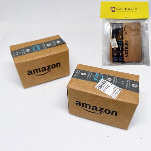 Miniature Set Shopping Mall Shipping Boxes 8P(Unfolded) 1:12 Scale Models Dollhouse Accessory Prime Shipping Box Miniature