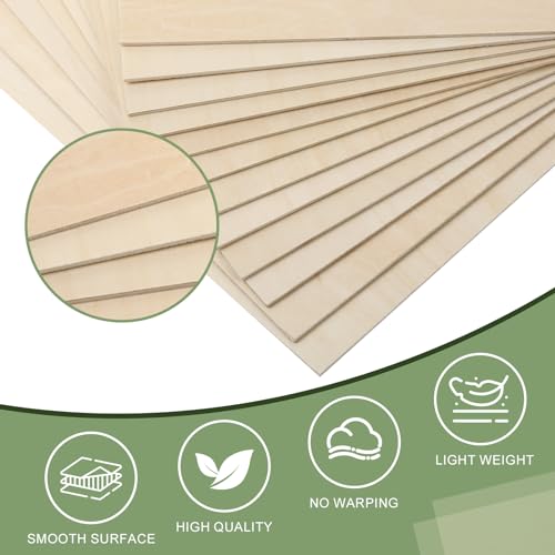 48 Pack Basswood Sheets 1/8x12x12 Inch, Unfinished Wood for Crafts, 3mm Basswood for Laser Cutting & Engraving, Wood Burning, Architectural Models, Plywood Board for Painting. - size: 48P 12x12x1/8in