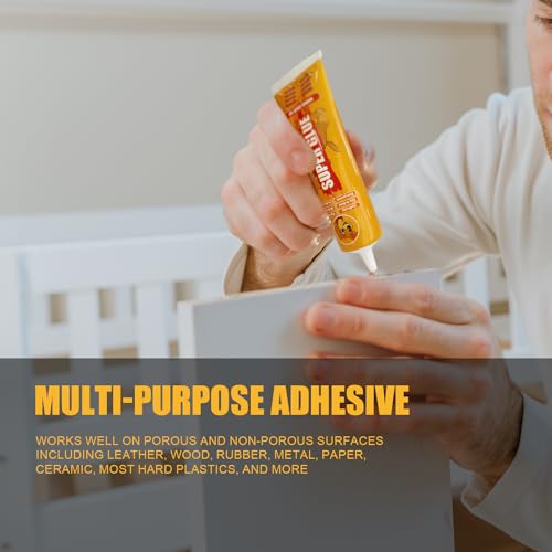 2.5oz Clear Plastic Adhesive, Super Glue All Purpose, Instant Strong Adhesive for Plastic, Tube, PVC, ABS, PBT, PS, PA, PC, PM, MA, Nylon, DIY Craft