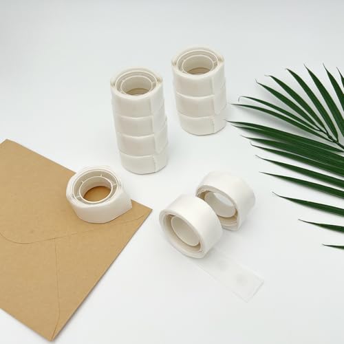 1000-Pack Transparent Adhesive Dots, Double-Sided Removable Glue Points for Balloons and Craft Projects