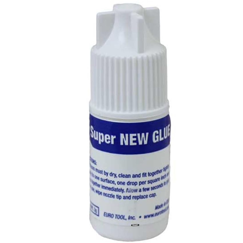 3 Bottles Super New Glue – Instant Precision Bonding Adhesive for Jewelry, Metal, Glass, Ceramics & Plastics (3 g)