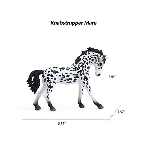 UANDME 8PCS Big Mare and Stallion Toy Figures, Plastic Horse Figurines, Animal Toys for Girls and Boys, Club Cake Topper Party Decoration - style: 8PCS Mare and Stallion Set