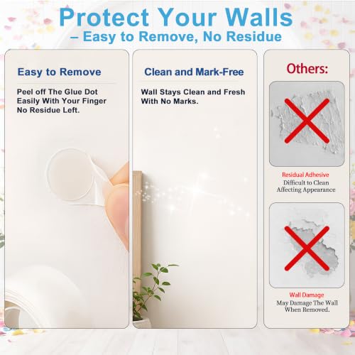 1500 PCS Glue Dots, Sticky Dots, Glue Dots Double Sided, for Balloons Craft