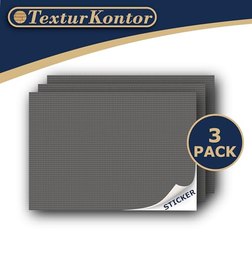 3 Sheets Self-Adhesive Decorative Film Roof Tiles for Model Making in Scale 1:87 Scale H0 (UK: 3.5 mm Scale) (Black Roof Tiles) - color: Black Roof Tiles