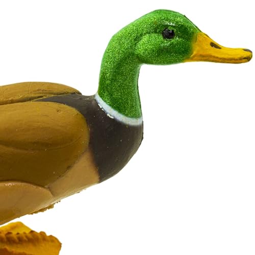 Safari Ltd. Mallard Duck Figurine - Hand-Painted, Realistic 3" Model Figure - Fun Educational Toy for Boys, Girls & Kids Ages 3+