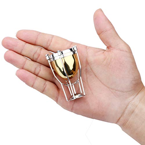 Miniature Timpani Replica with Case Collectible Tabletop Sculpture Ornament - color: Timpani