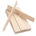 Wooden Dowels for Crafts, Wood Strips Trim Wood Slats Planks for Wall 1/4" × 2" × 12", 15 PCS Dowel Rods Wooden Sticks for Crafts, Unfinished Hardwood Sticks Flat Lumber Boards for Woodworking - size: 1/4x2x12 in - 15PCS