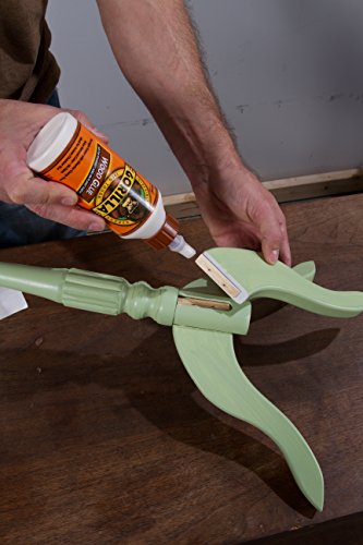 Gorilla Wood Glue, 8 oz., Water Resistant PVA Wood Glue for Indoor & Outdoor Projects, Fast Clamp, Natural Color, Paintable & Sandable (Pack of 12) - size: Bottle 8oz (Pack of 12)
