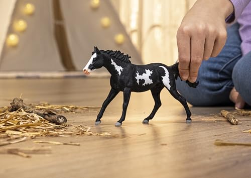 Schleich Horse Club - Paint Horse Gelding Toy Figurine - Kids 5+ | 14900 - style: Paint Horse Gelding