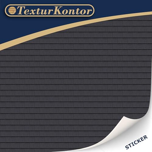 3 Sheets Self-Adhesive Decorative Film Roof Tiles for Model Making in Scale 1:87 Scale H0 (UK: 3.5 mm Scale) (Roof Shingles Black Rectangular) - color: Roof Shingles Black Rectangular