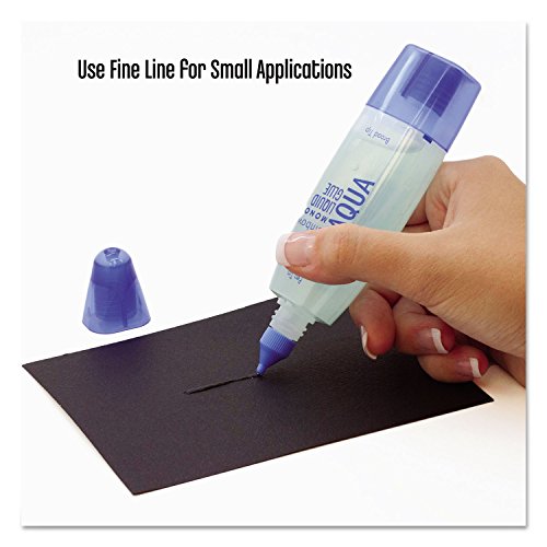 Tombow 52180 MONO Aqua Liquid Glue, 1.69 Ounce, 1-Pack. Dual Tip Dispenser for Precise to Full Coverage Application that Dries Clear. - size: 1 Count (Pack of 1)