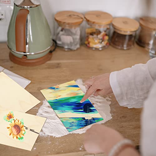 50 Pack 4 x 6 Inch Unfinished Wood Sheets for Crafts - size: 4 x 6Inch-50PCS