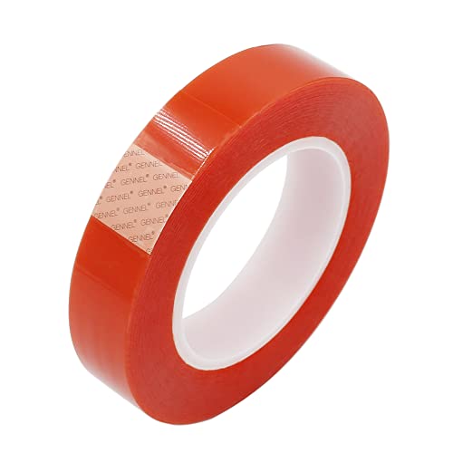 30mm x 25M (1.2" x 82ft) Clear Double Sided Strong Adhesive PET Tape - size: 30mm