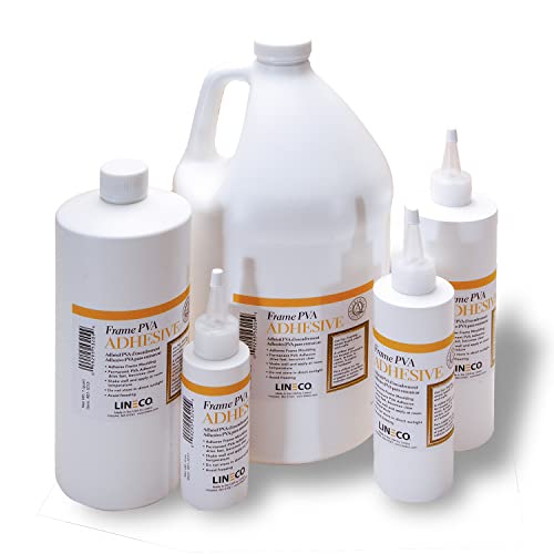 Lineco Frame PVA Adhesive, Acid Free, Dried Clear and Flexible, 16 oz - size: 16 oz