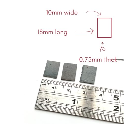 250 Pieces 1:24th Scale Dolls House Miniature Styrene Roof Tiles in Weathered Grey