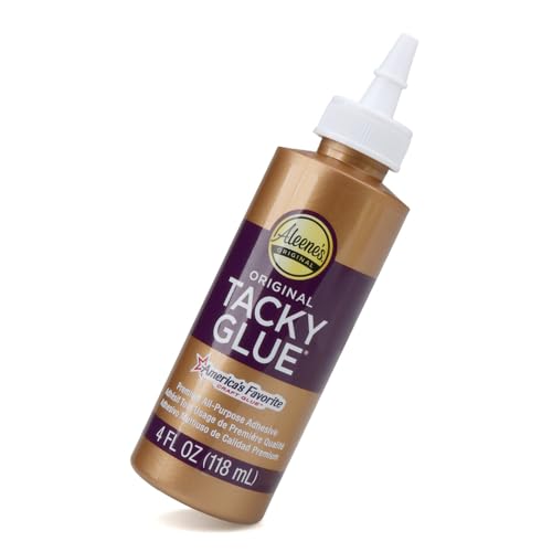 All-Purpose Tacky Glue – Premium Adhesive for Crafts, Jewelry, and Household Repairs – Original 4 Oz. (1 Bottle) - size: 1 Pack, style: Original Tacky 4 Oz.