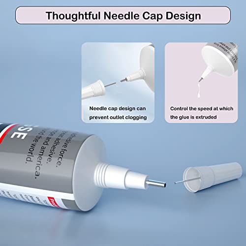 3.7oz B7000 Rhinestone Clear Glue for Jewelry Making, 110 ml Multipurpose Adhesive Jewlery Glue for Fabric, Tumblers, Rhinestones DIY Crafts, Nail Art, Makeup, Shoes, Cell Phones, Tablet, Wood - color: 1 PCS × 110ml Each