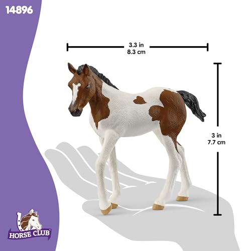 Schleich Horse Club - Paint Horse Foal Toy Figurine - Kids Ages 5+ | 14899 - style: Paint Horse Foal