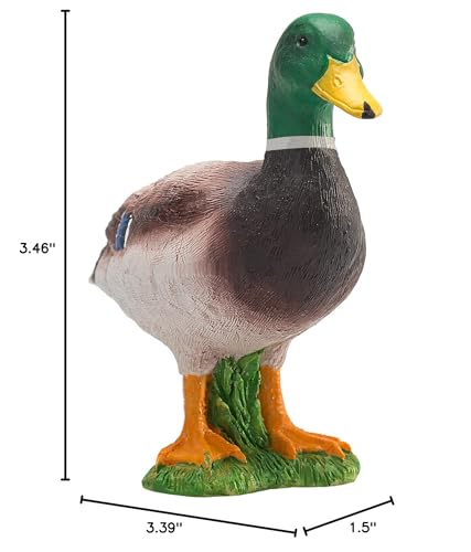 MOJO – Mallard Duck | Hand-Painted Toy Figure | Farm Animals Collection | True to Life & Highly Detailed | Designed in UK