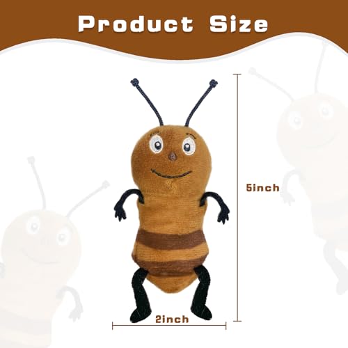 6pcs Insect Finger Puppet Set, Mini Hand Puppets Suitable for Kids, Cute Insect Animal for Role-Playing and Storytelling, Realistic Finger Puppet for Toddlers - color: Insect