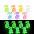 Mini Resin Rabbit Figurines for Fairy Garden Accessories - color: White Rabbit
