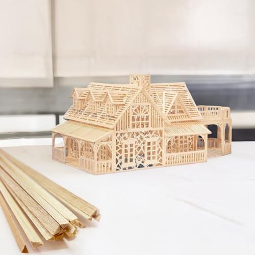 Proartek PK00040 Model BWH003X010 Pack of 10 Balsa Wood Sheets, 36" x 1/16" x 3"; Made from Light-Colored Model-Grade Balsa; Ideal for Crafts, and Architectural Applications