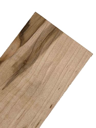 Ambrosia Maple Thin Stock Lumber Boards Wood Crafts 1/2" x 1 1/2" x 16" - size: 1/2" x 1 1/2" x 16"