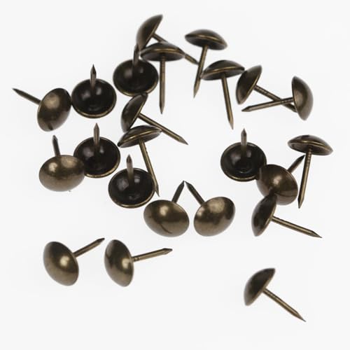 Upholstery Tacks for Furniture Upholstery Nails Tacks for Decorative 100Pcs - color: Bronze