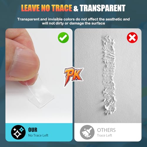 600 PCS Double Sided Sticky Dots, Sticky Tack Removable No Trace - size: 600 PCS