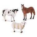 Terra by Battat Farm Animal Toys, 3-Piece Realistic Figurines, Animals