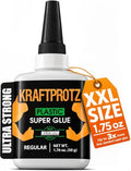Plastic Super Glue Liquid 1.75 oz - Acrylic PVC Crafts Instant Adhesive - size: LIQUID 1.75oz/50g