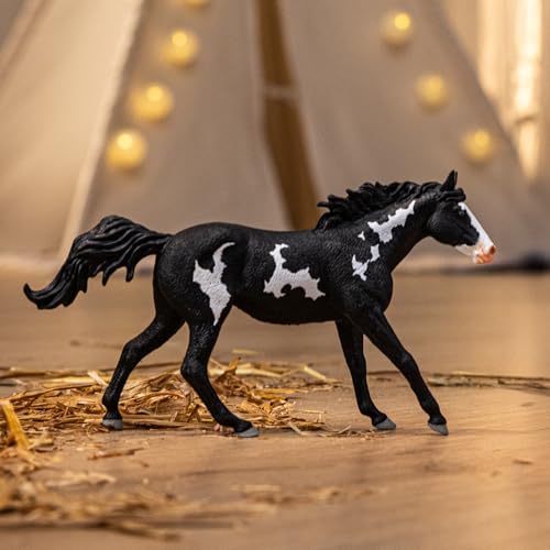 Schleich Horse Club - Paint Horse Gelding Toy Figurine - Kids 5+ | 14900 - style: Paint Horse Gelding