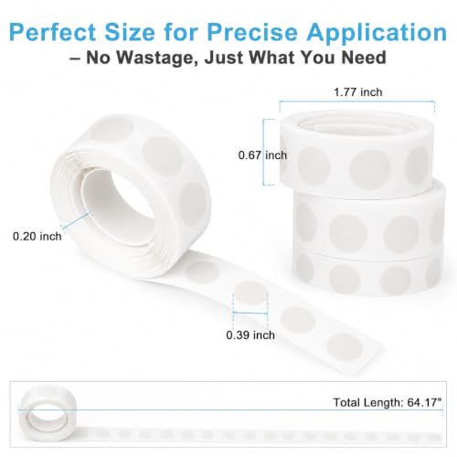 1500 PCS Glue Dots, Sticky Dots, Glue Dots Double Sided, for Balloons Craft