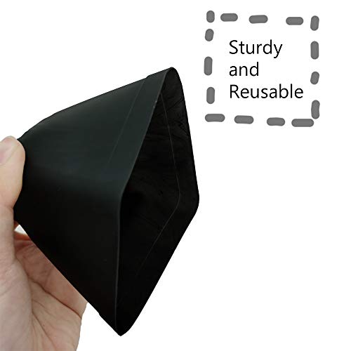 OJYUDD 24 Pack 3 Inch Black Nursery Pot Flower Pots Square Plastic Plant Pot Plastic Starter Pots with Saucer Basket Indoor Outdoor for Your Room,Garden Office and Balcony Decor - size: 24 Pack Black