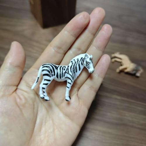 12 PCS Forest Animals Figurines Wildlife Jungle Animal Statue