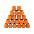 Mini Terracotta Pots – Small Clay Flower Pots for Succulents, Cactus, DIY Crafts, Fairy Garden, School Projects, Mini Planters – Set of 20 (Belly (No Drain Hole), 0.7 Inch) - size: 0.7 Inch, style: Belly (No Drain Hole)